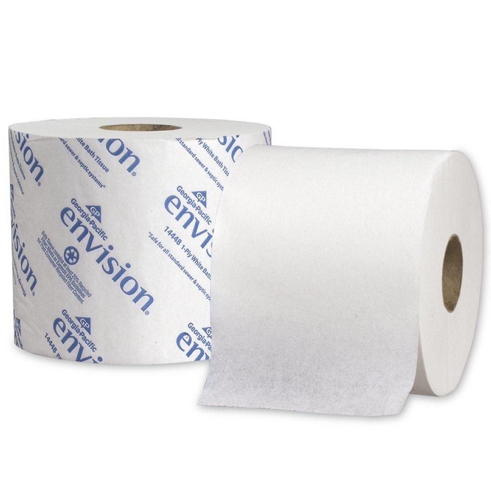 Georgia-Pacific White 3-19/20 in. 2-Ply Bathroom Tissue in White (Case of 48) 