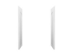 32 x 71-1/4 in. Shower End Wall Set in White