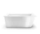 MAAX White 60 x 32 in. Freestanding Bathtub with Left Drain 