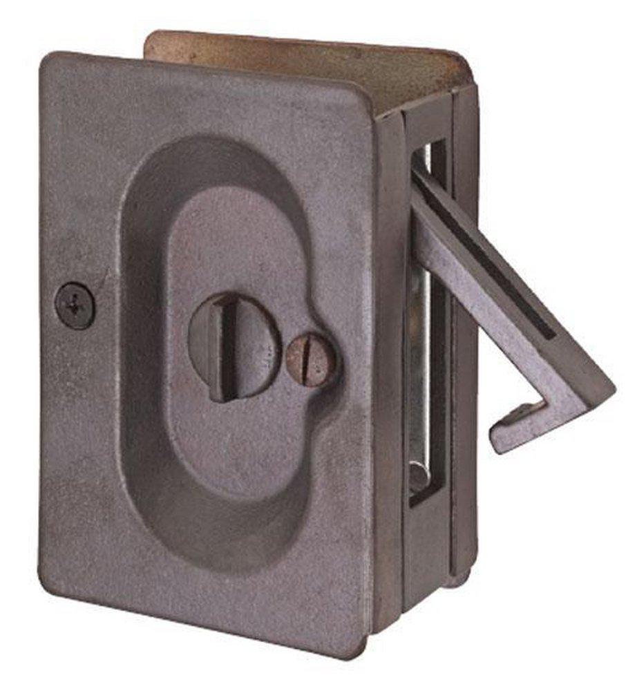 Emtek Products Medium Bronze Patina Privacy Pocket Lock 