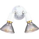 Progress Lighting White 150 W 2 Light Halogen Flood Light 