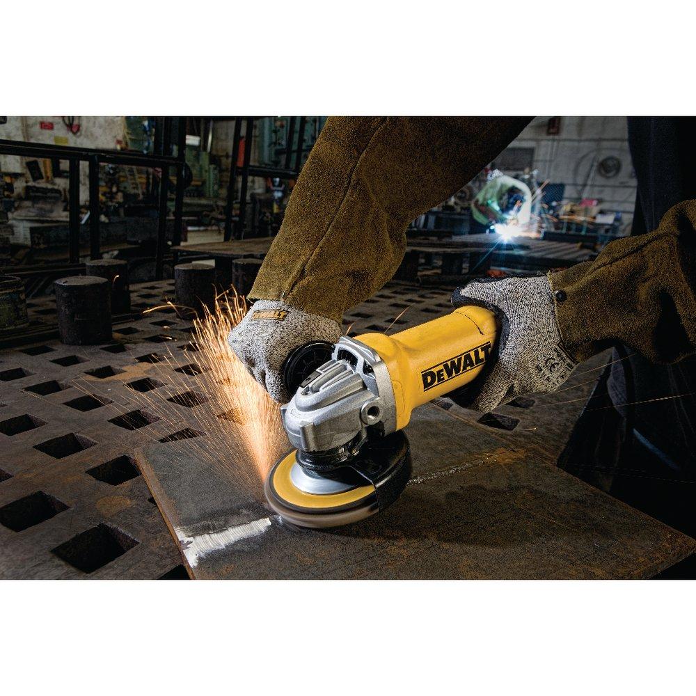 DEWALT Yellow Corded 11 AMP Grinder 