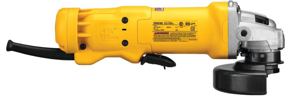 DEWALT Yellow Corded 11 AMP Grinder 