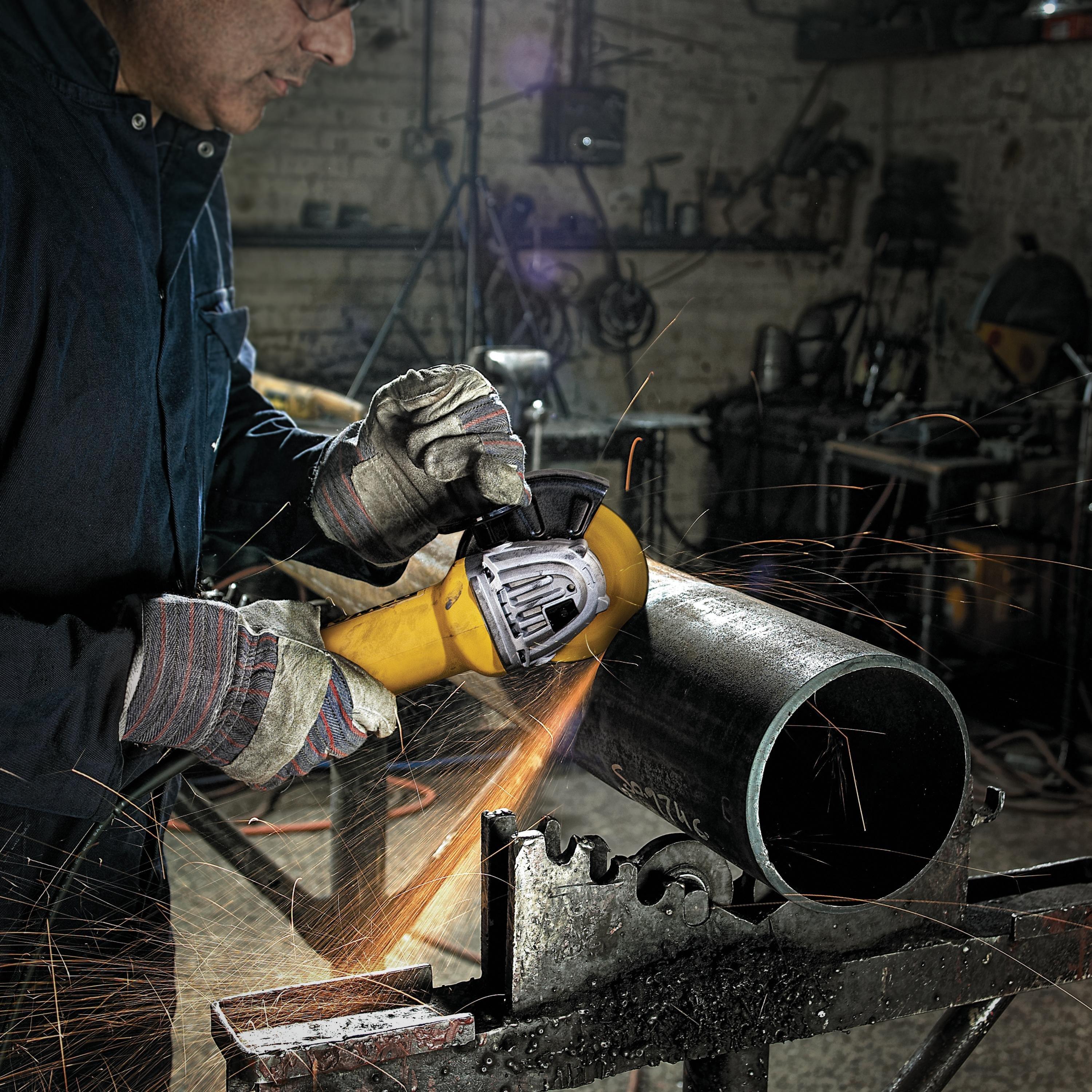 DEWALT Yellow Corded 11 AMP Grinder 