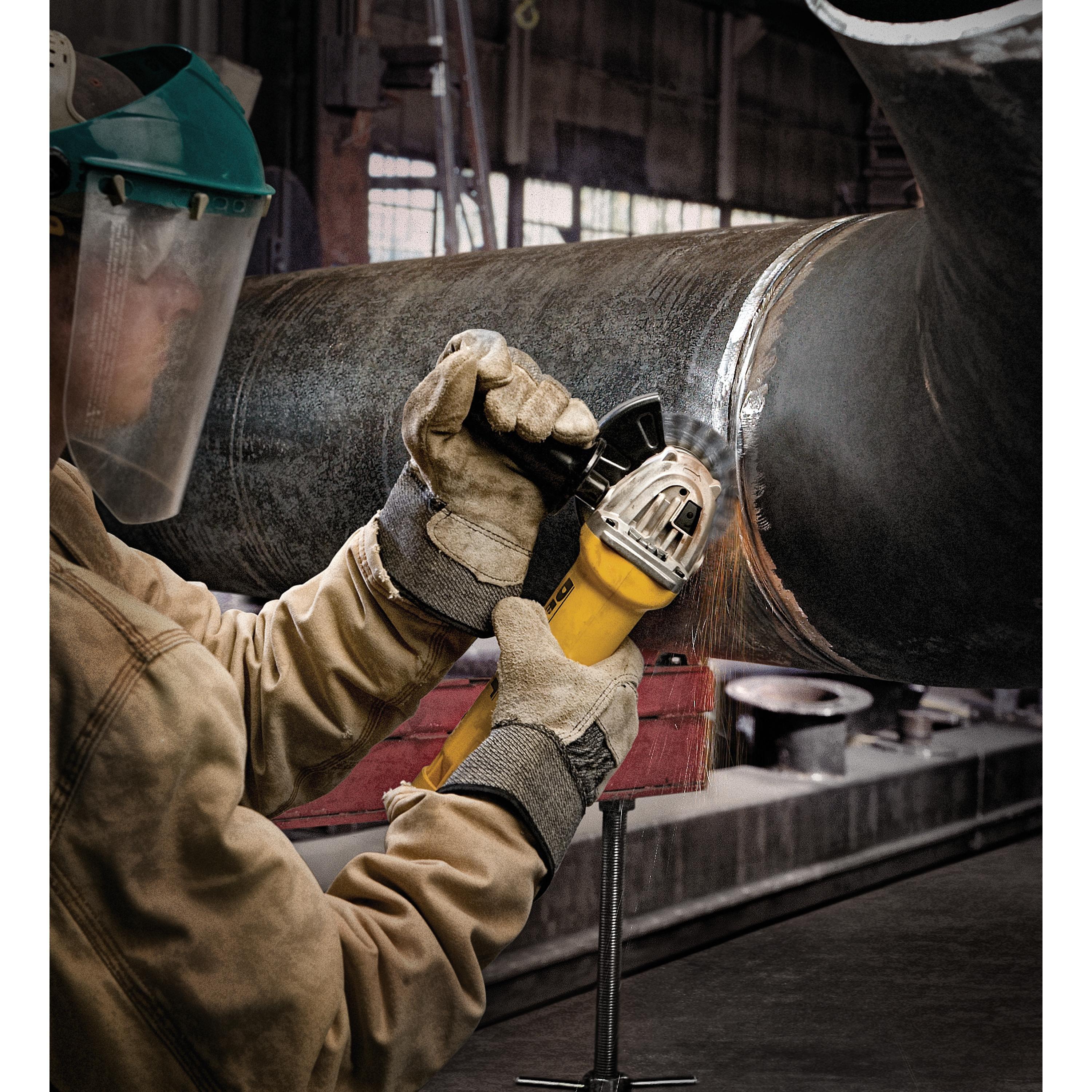 DEWALT Yellow Corded 11 AMP Grinder 