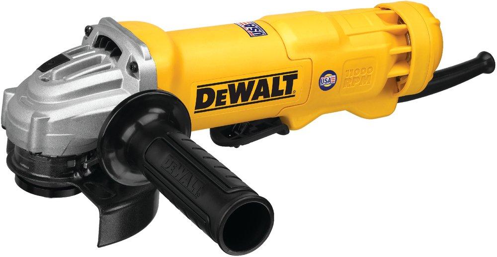 DEWALT Yellow Corded 11 AMP Grinder 