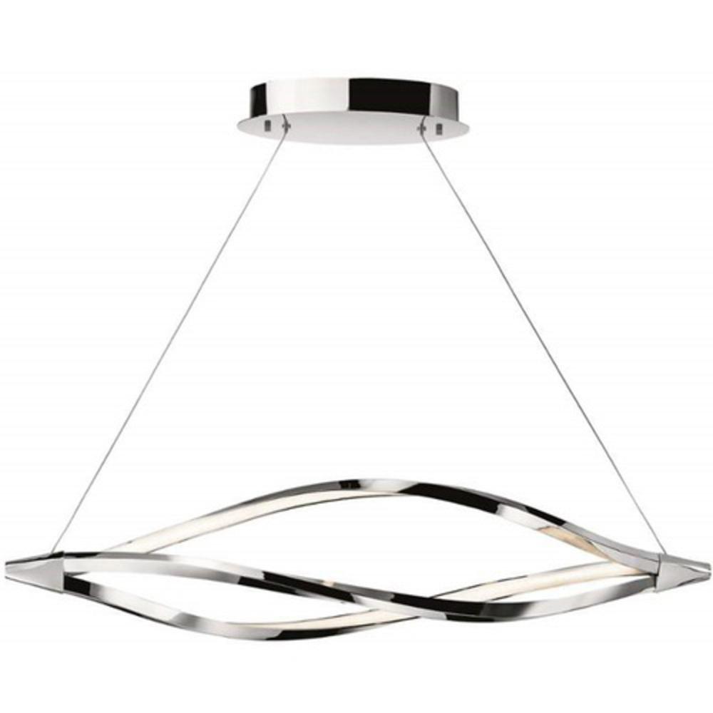 &eacute;lan Polished Chrome LED Pendant Ceiling Light 