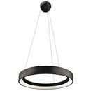 23-1/2 in. 38W 1-Light Pendant in Sand Textured Black