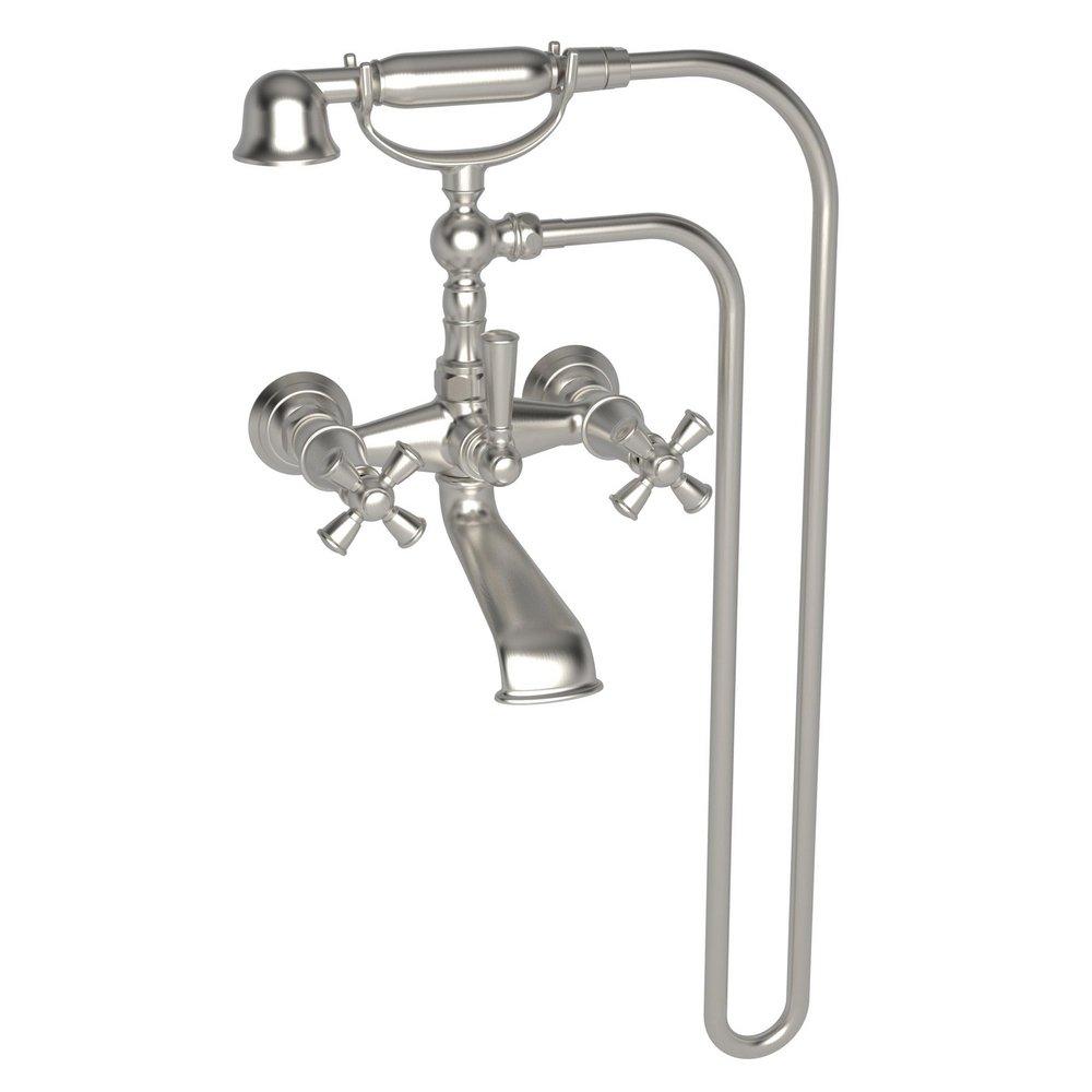Newport Brass Satin Nickel - PVD Three Handle Wall Mount Filler 