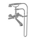 Newport Brass Polished Chrome Three Handle Wall Mount Filler 