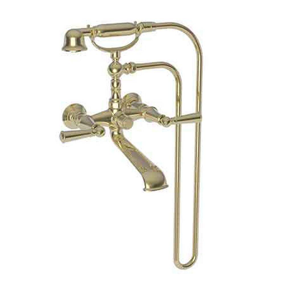 Newport Brass French Gold - PVD Three Handle Wall Mount Filler 