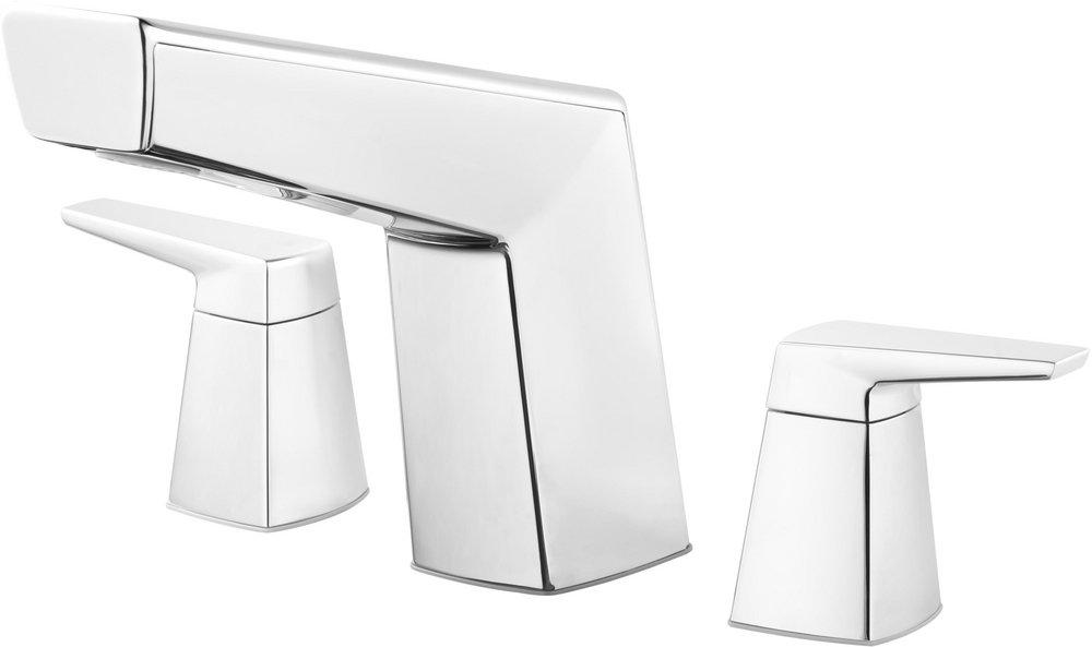 Pfister Polished Chrome Two Handle Roman Tub Faucet Trim Only 