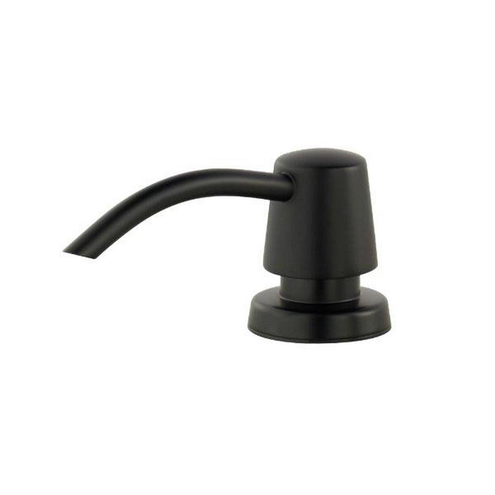 Pfister Matte Black 14-19/32 in. Kitchen Soap Dispenser 