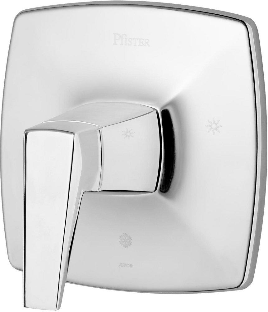 Pfister Polished Chrome Valve Trim Only with Single Metal Lever Handle 