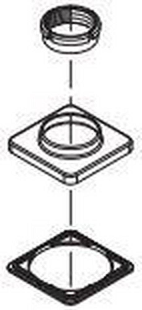 Pfister PVD Brushed Nickel Handle Flange Assembly 