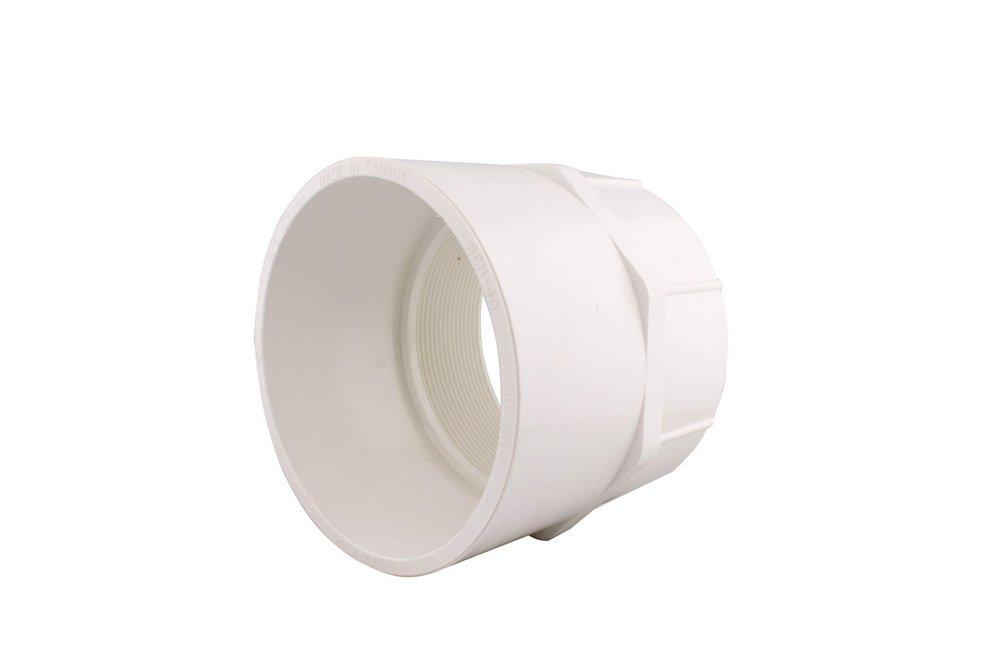 White PVC Schedule 40 Female Adapter 