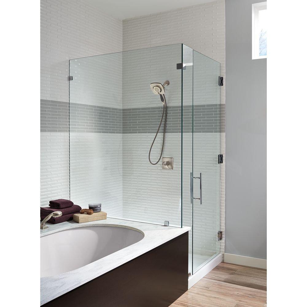 Delta Faucet Brilliance Stainless 4-Hole Double Lever Handle Tub Trim (Trim Only) 