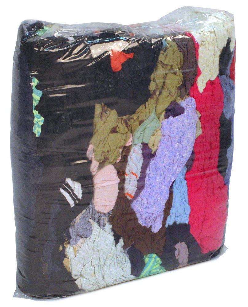 Buffalo Recycled Colored T Shirt Cloth Rag 25 lb Box