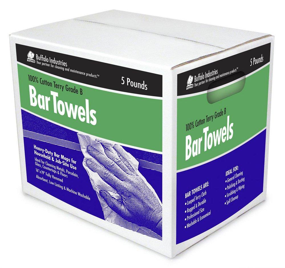 Buffalo Industries White 14-1/2 x 10 in. Towel 