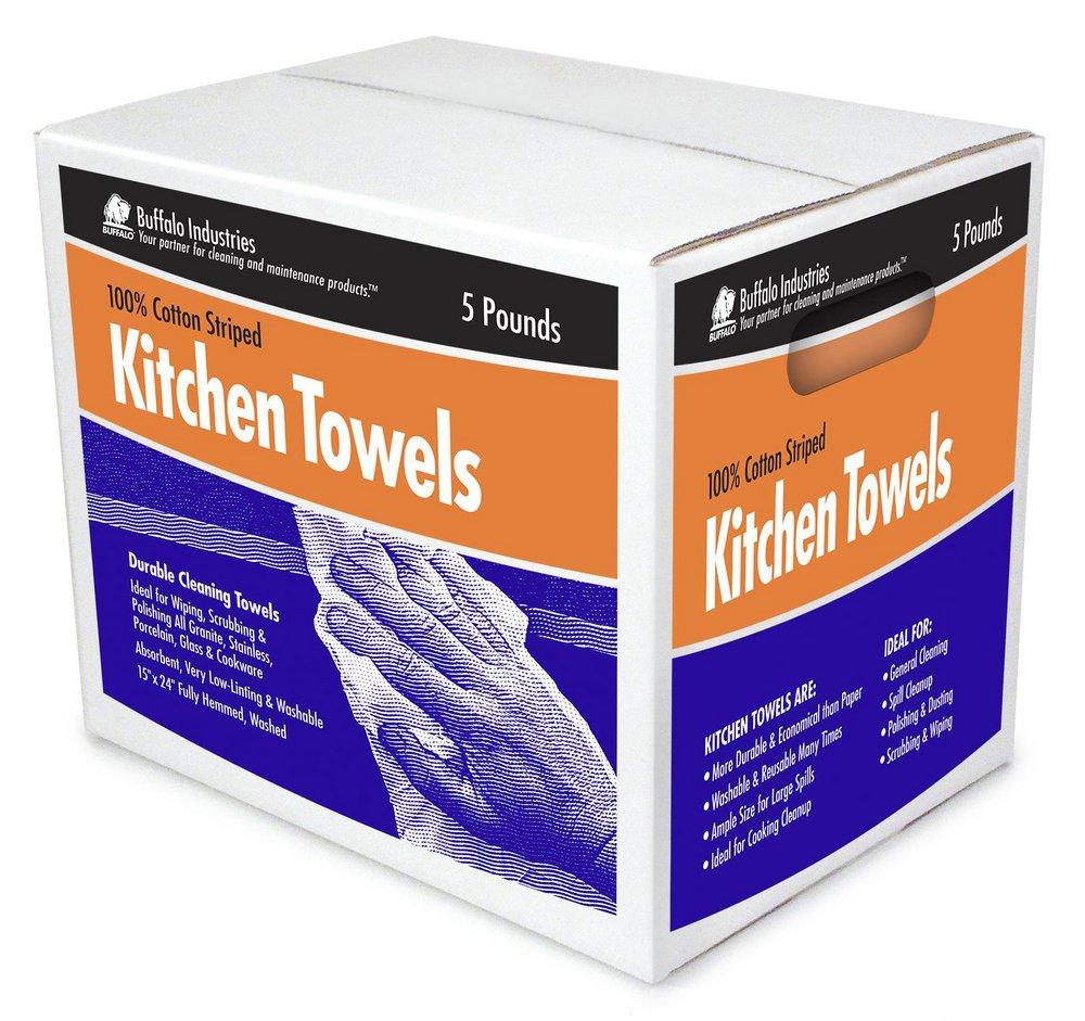 Buffalo Industries White 10 in. Towel 