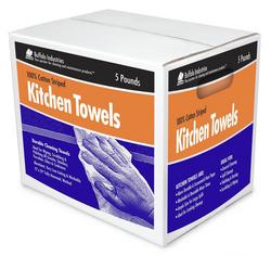 10 in. Towel in White