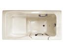 60 x 36 in. Acrylic Rectangle Alcove Bathtub with Right Drain in Almond