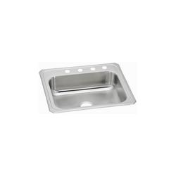 25 in. Drop-in Stainless Steel Single Bowl Kitchen Sink in Brushed Satin