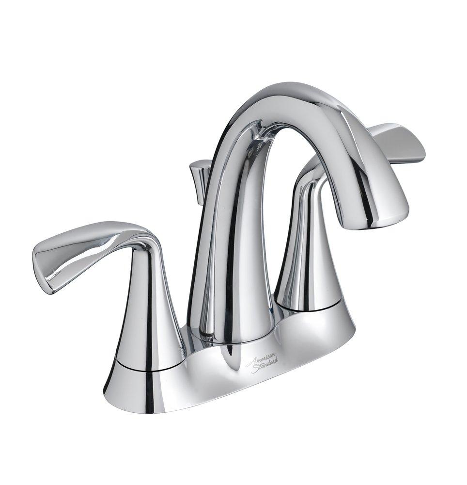 American Standard Polished Chrome Two Handle Bathroom Sink Faucet 