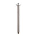 12 in. Ceiling Mount Shower Arm with Flange in Brushed Nickel