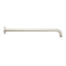 Signature Hardware Brushed Nickel 18 in. Wall Mount Shower Arm for Rainfall Shower with Flange 
