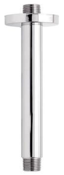 12 in. Ceiling Mount Shower Arm with Flange in Polished Chrome