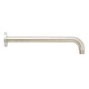 Signature Hardware Brushed Nickel 12 in. Wall Mount Shower Arm for Rainfall Shower with Flange 