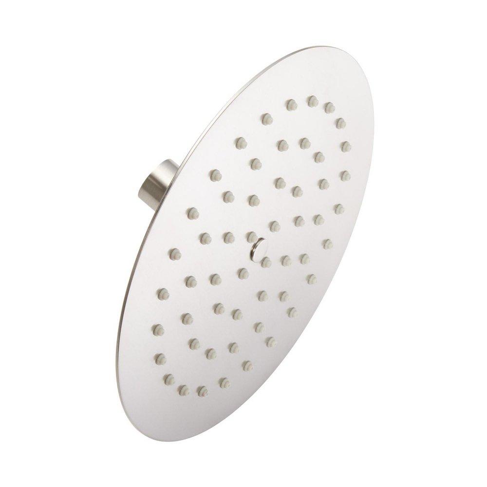 Signature Hardware Brushed Nickel Single Function Rain Showerhead 