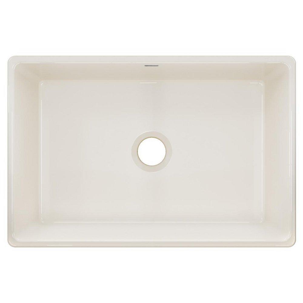 Elkay Biscuit 1-Bowl Apron Front Lavatory Sink 