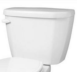 1.6 gpf Toilet Tank in White