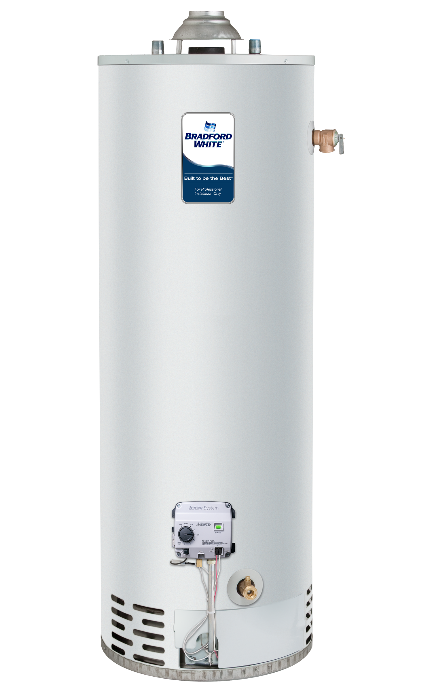 Bradford White Tall 50 MBH Residential Natural Gas Water Heater 