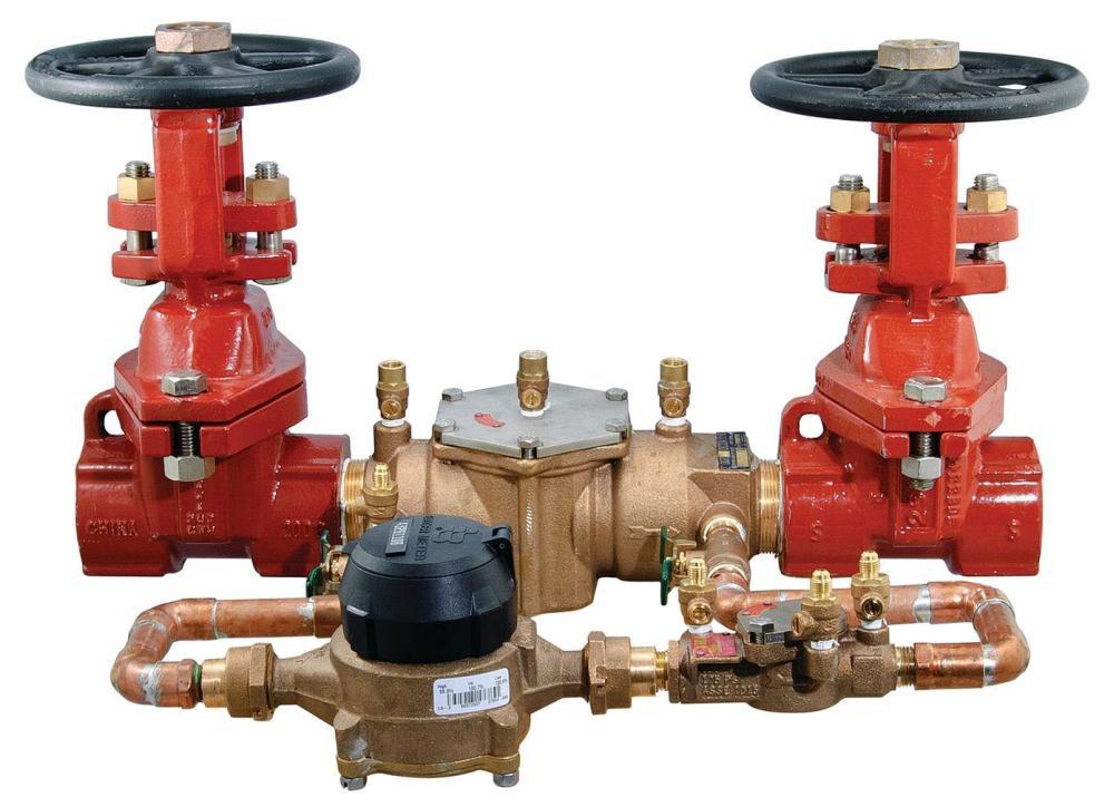 Watts Cast Bronze Epoxy Coated Cast Bronze Flanged 175 psi Backflow Preventer 