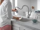 Delta Faucet Arctic Stainless Single Handle Pull Down Touch Activated Kitchen Faucet 