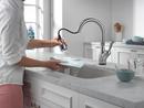 Delta Faucet Arctic Stainless Single Handle Pull Down Touch Activated Kitchen Faucet 