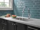 Delta Faucet Chrome Single Handle Pull Down Touch Activated Kitchen Faucet 
