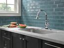 Delta Faucet Chrome Single Handle Pull Down Touch Activated Kitchen Faucet 