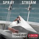 Delta Faucet Chrome Single Handle Pull Down Touch Activated Kitchen Faucet 