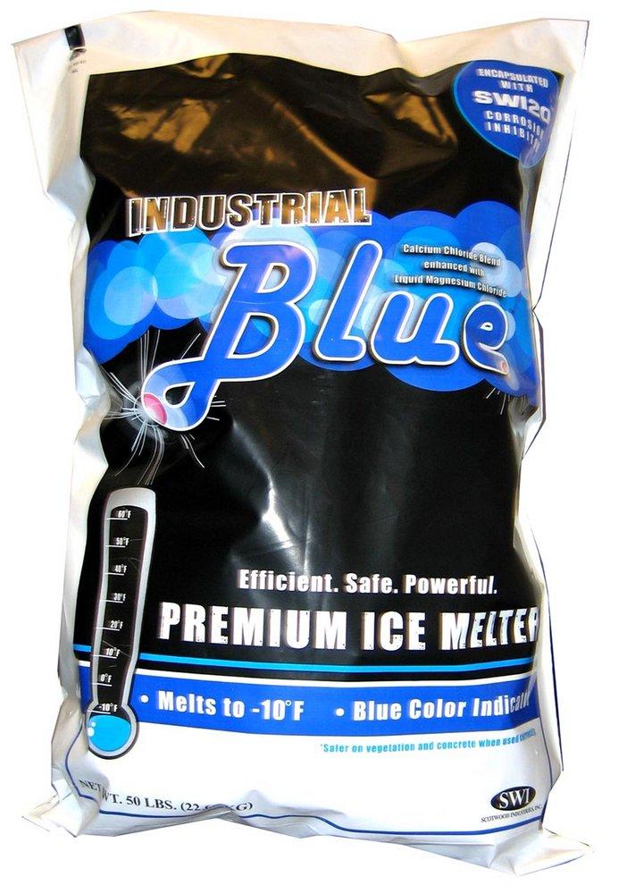 Scotwood Industries Blue Industrial Strength Ice Melt Bag in Blue 