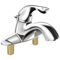 Single Handle Centerset Bathroom Sink Faucet in Chrome