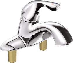 Single Handle Centerset Bathroom Sink Faucet in Chrome