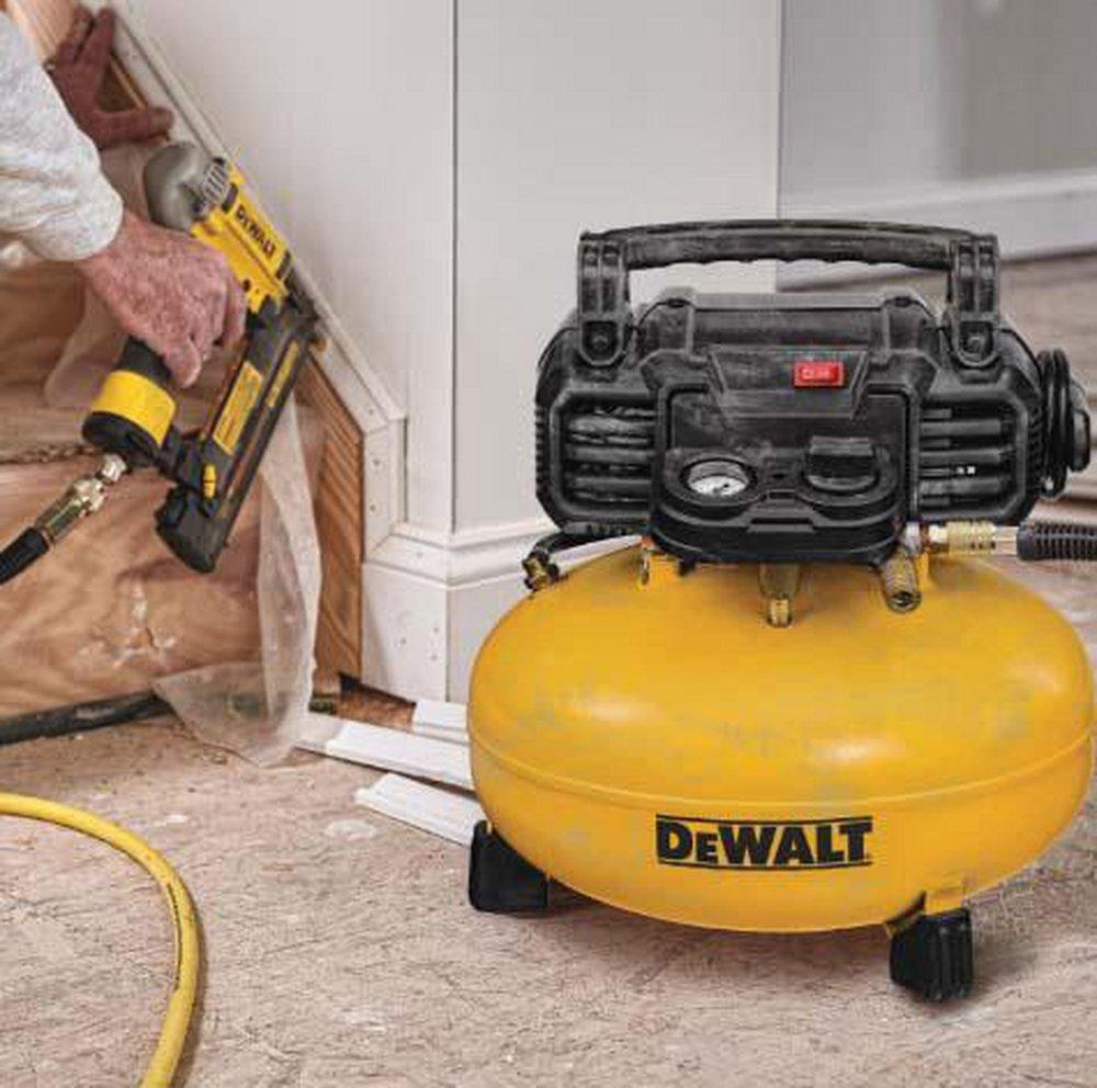 DEWALT 120V 6 gal 165 psi Heavy Duty Pancake Compressor 