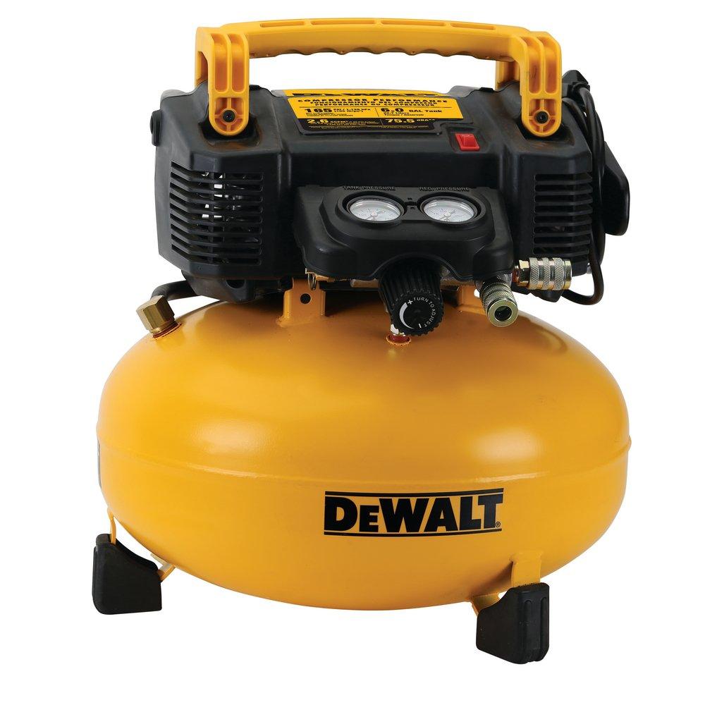 DEWALT 120V 6 gal 165 psi Heavy Duty Pancake Compressor 