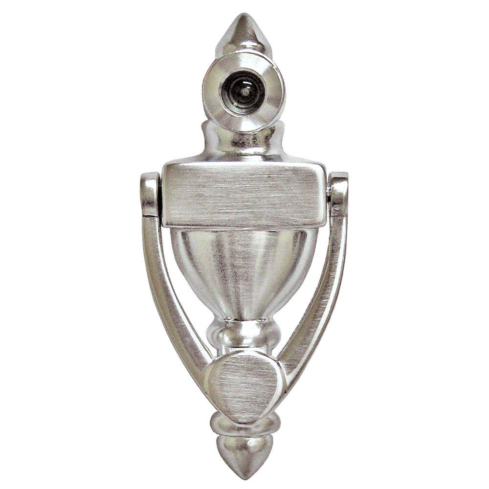 Satin Nickel 4 x 2 in. Die Cast Metal Door Knocker 