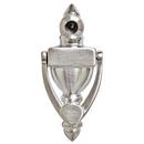 Satin Nickel 4 x 2 in. Die Cast Metal Door Knocker 