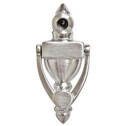 4 x 2 in. Die Cast Metal Door Knocker in Satin Nickel